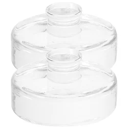 2 Pcs Fermented Glass Weights Pickling Jar Household Lids Mason Wide Mouth Jars for