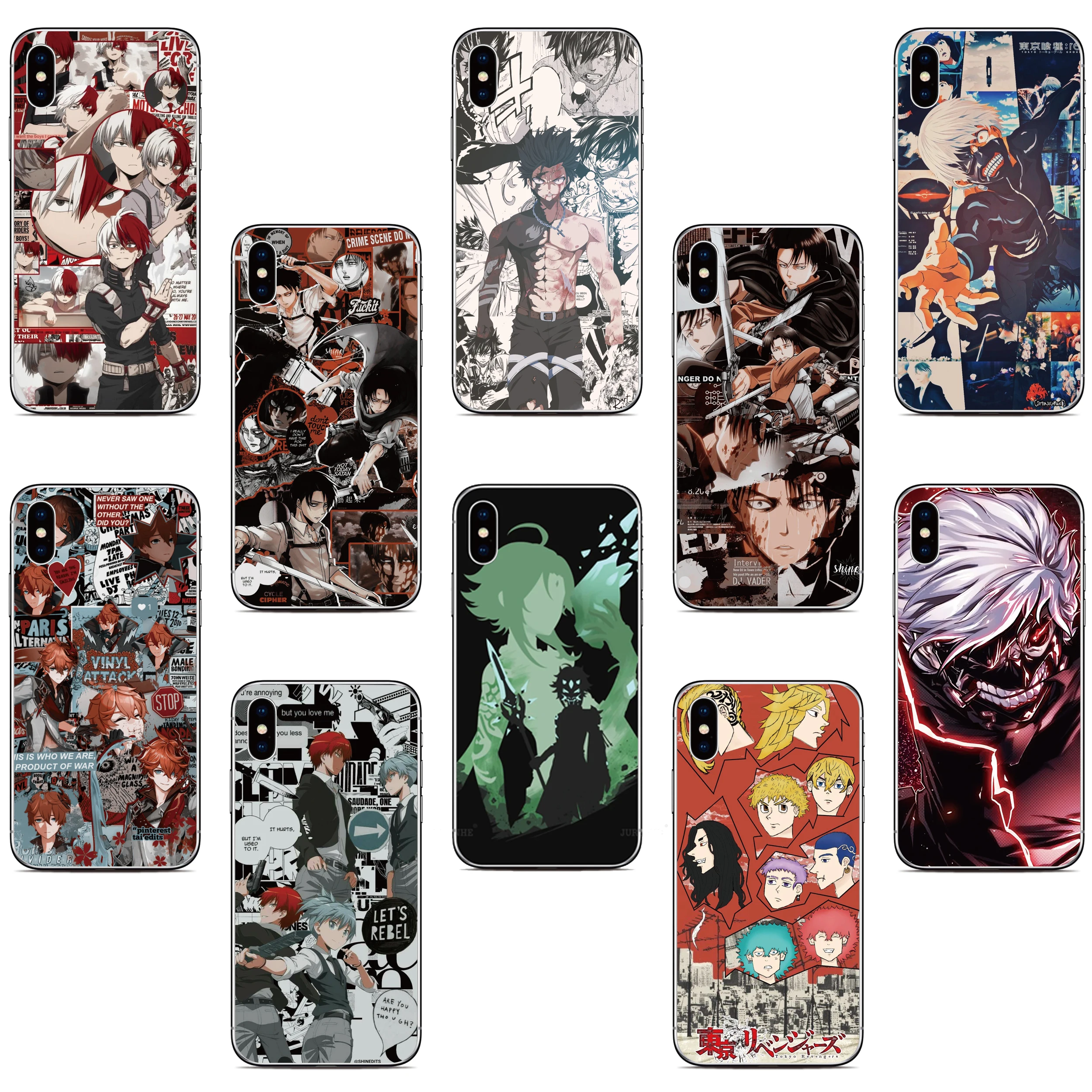 Cartoon Anime Cover For TCL 50 505 502 501 30 SE 40 X XE XL 10 Lite 20 Pro R 403 306 305 405 406 408 20S 10L Plus Phone Case