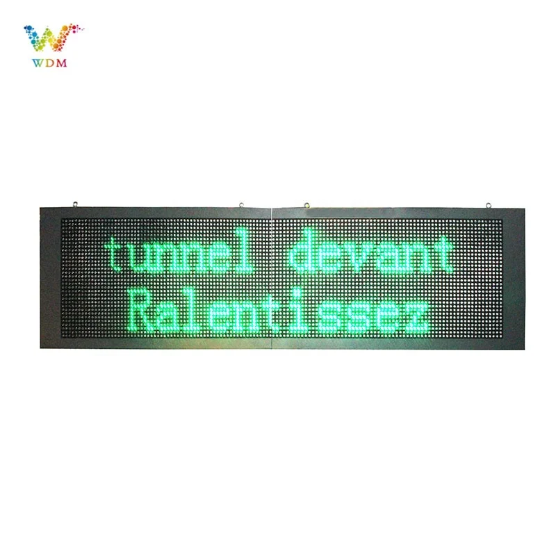 High Quality Display Programmable EN12966 VMS Highway Variable Information Outdoor Traffic Display