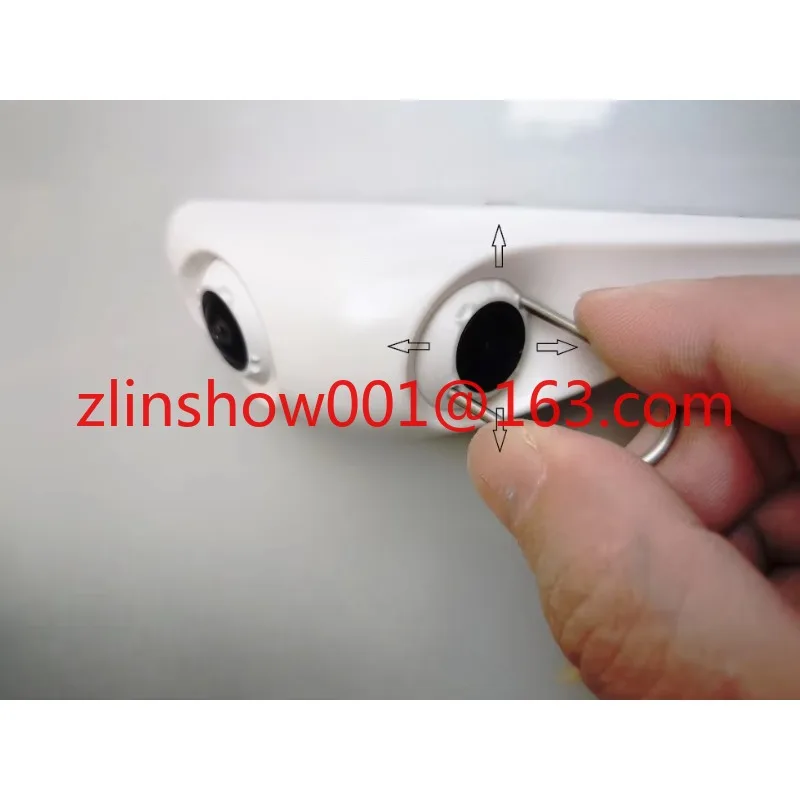 Разрешение 1080p 2 в 1, автомобильная зона слепых зон, камера бокового вида на двери, AHD 1080P, без сверления с наклейкой