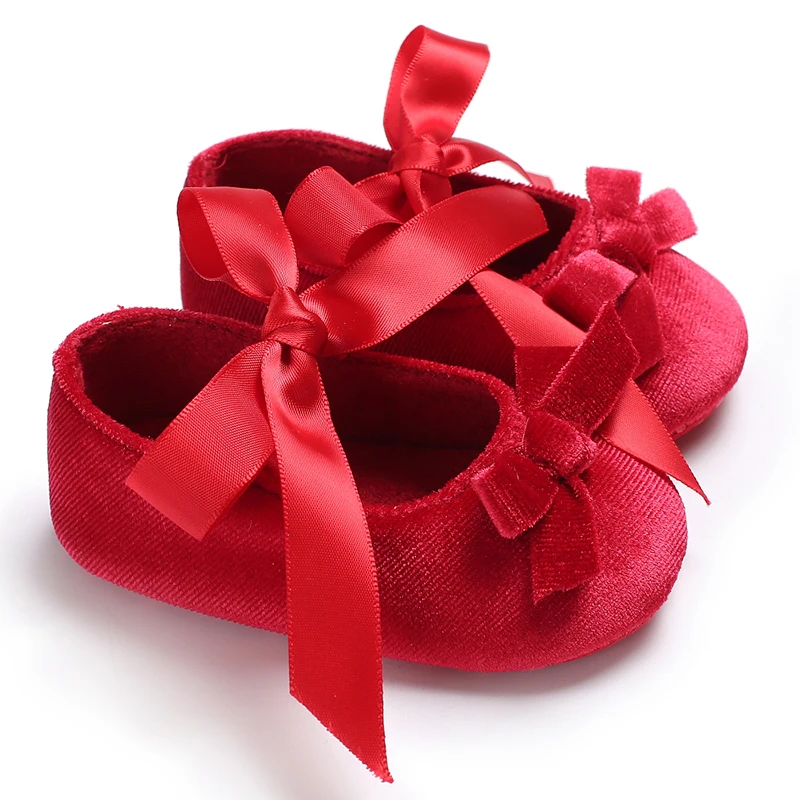 Summer fashion and sweet style butterfly bow princess shoes for baby girls to learn how to walk