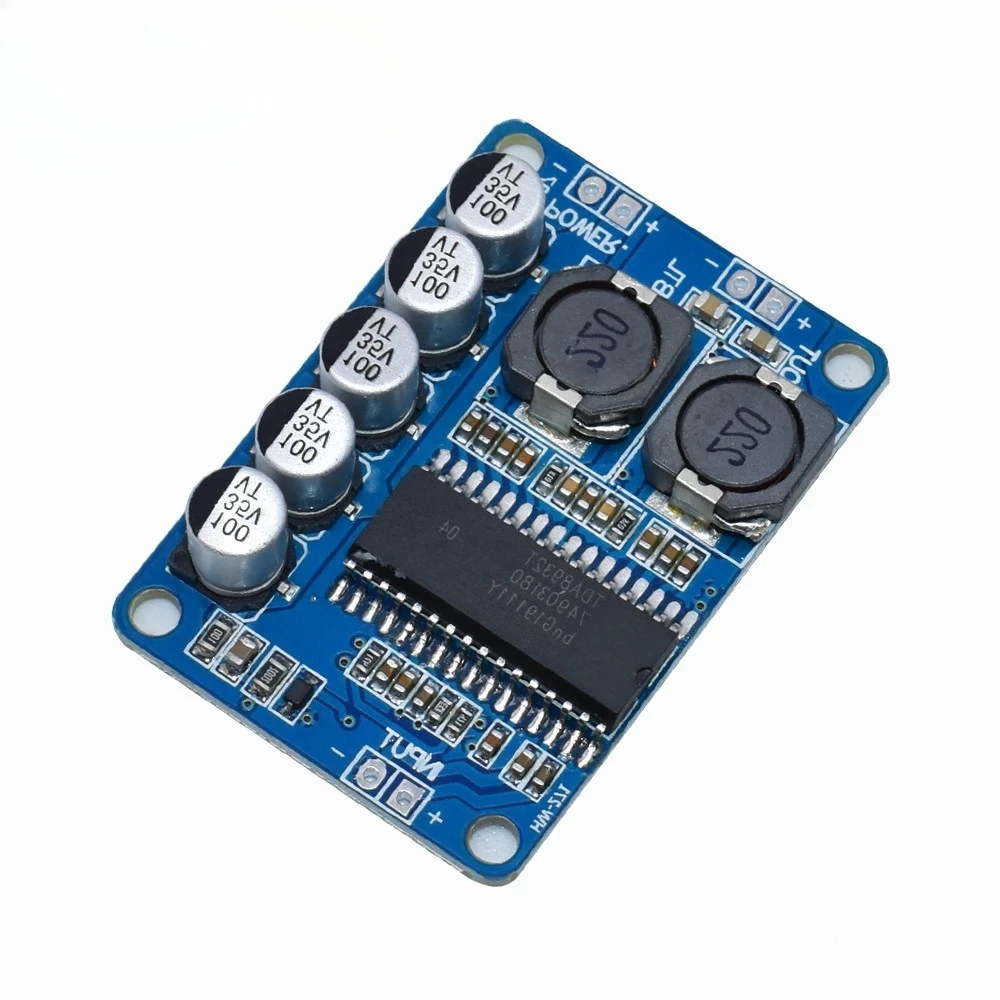 10PCS  Digital power amplifier board module 35w mono amplifier module High-power TDA8932 low power consumption