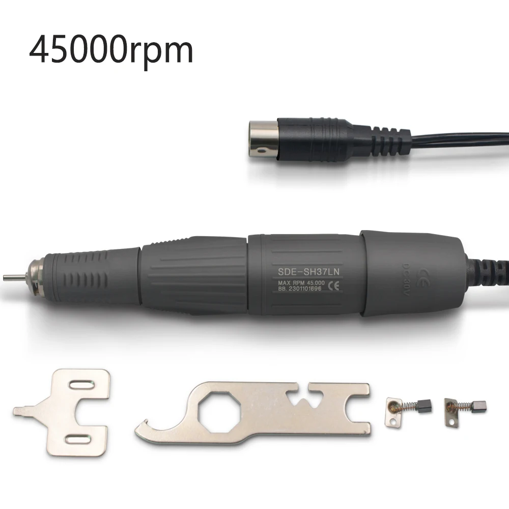 45000 & 35000 RPM Elektrische Professionele Nagelschuurmachine Boor Pen Micromotor Polijstmachine Handstuk 2.35mm