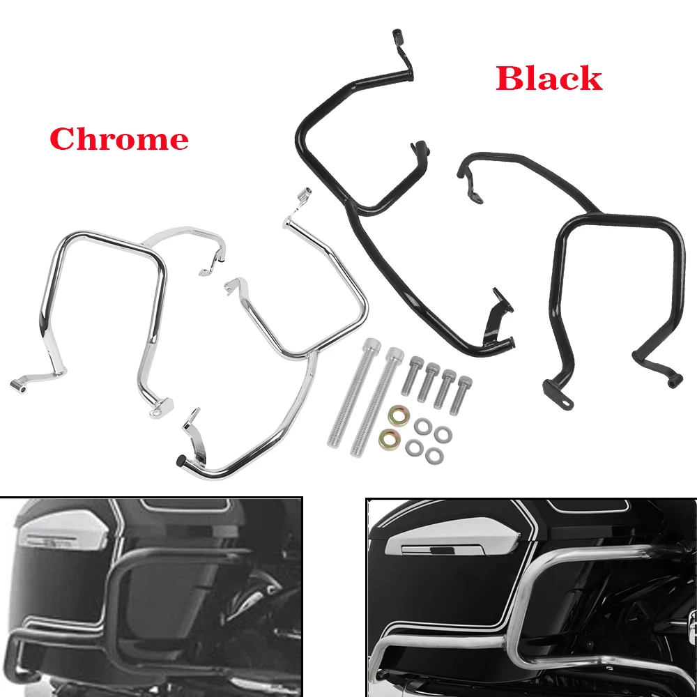 For BMW R18B R18TC R18 Classic TC R18 B R 18 B 2020-2023 Engine Guard Highway Crash Bar Stunt Cage Saddlebag Guards Rails Bumper