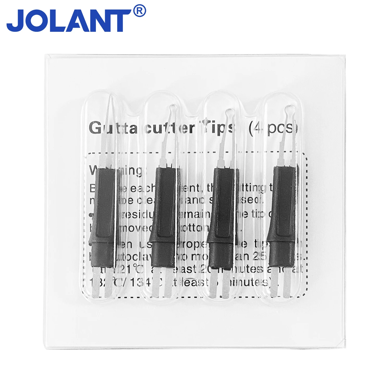 

4pcs/Pack JOLANT Dental Heated Gutta Cutter Tips for Gutta Percha Point Heating Cutter Tooth Gum