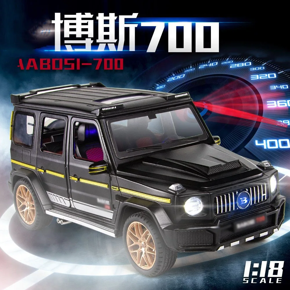 ميرك آند جونسون 1:18 700 محاكاة سبيكة سيارة نموذج التراجع الصوت والضوء جمع لعبة حلية دييكاست سبيكة نموذج سيارة #2