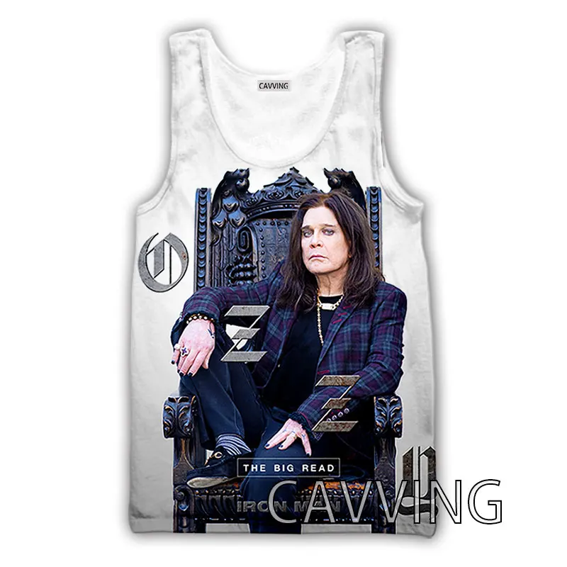 موضة جديدة للسيدات/الرجال تي شيرتات بتصميم ثلاثي الأبعاد مطبوعة من اوزي أوزبورن سترة هاراجوكو ملابس صيفية قمصان تي شيرت