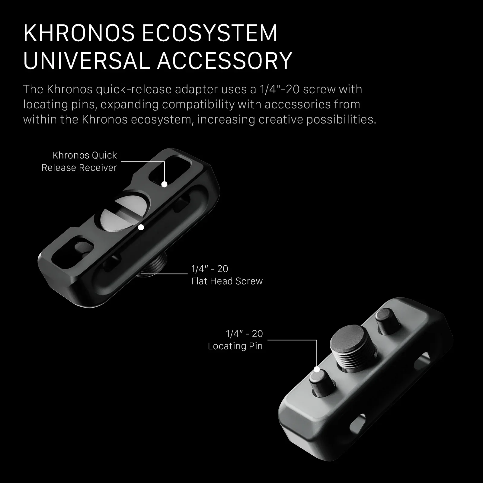 TILTA Khronos Universal Accessory Mounting Adapter 1/4-20 TA-UAA-1420