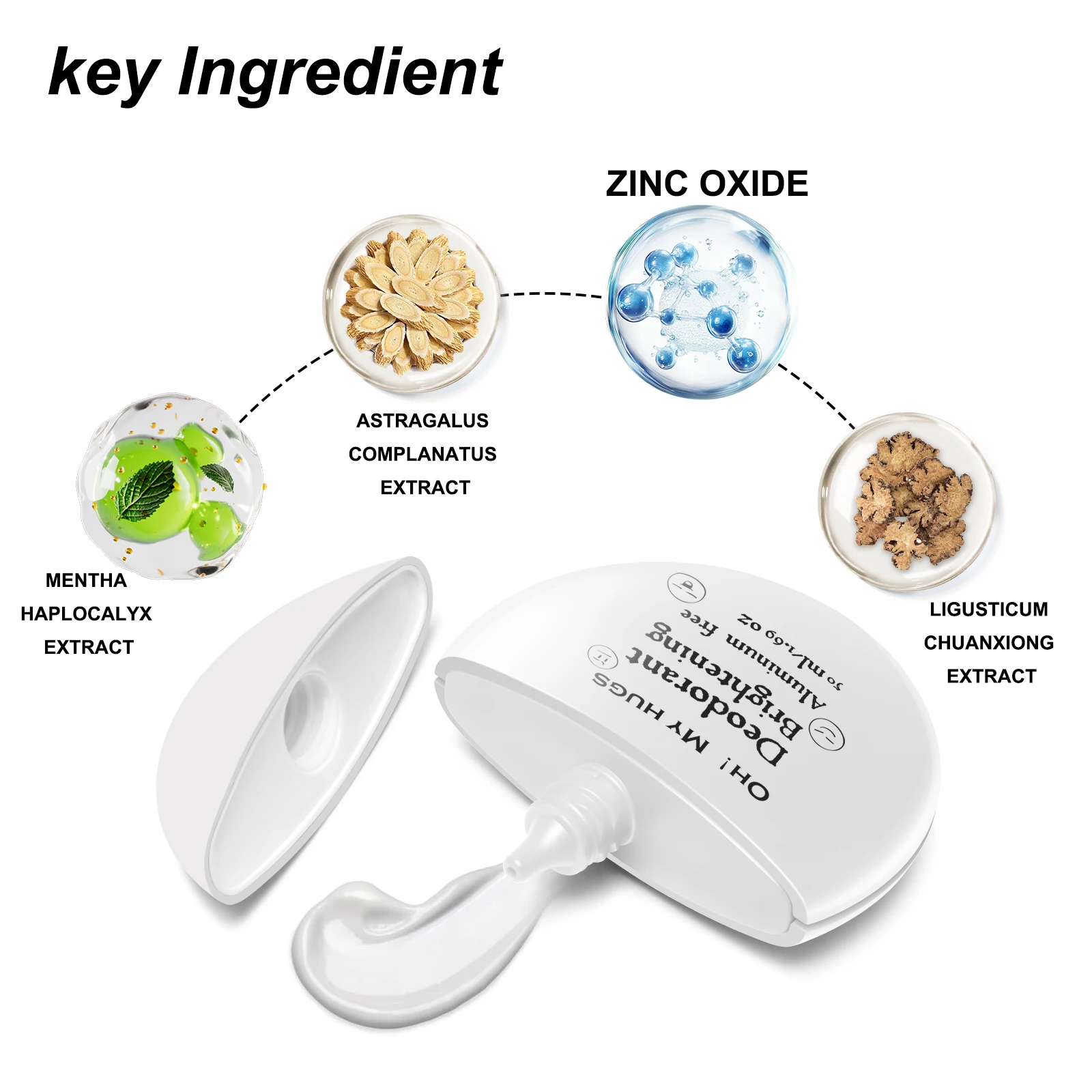مزيل عرق طويل بدرجة 24 ساعة كريم سطع خالي من الألومنيوم مريح مقاوم للعرق سائل مضاد للتعرق غسول طازج تحت الإبط عديم الرائحة #4