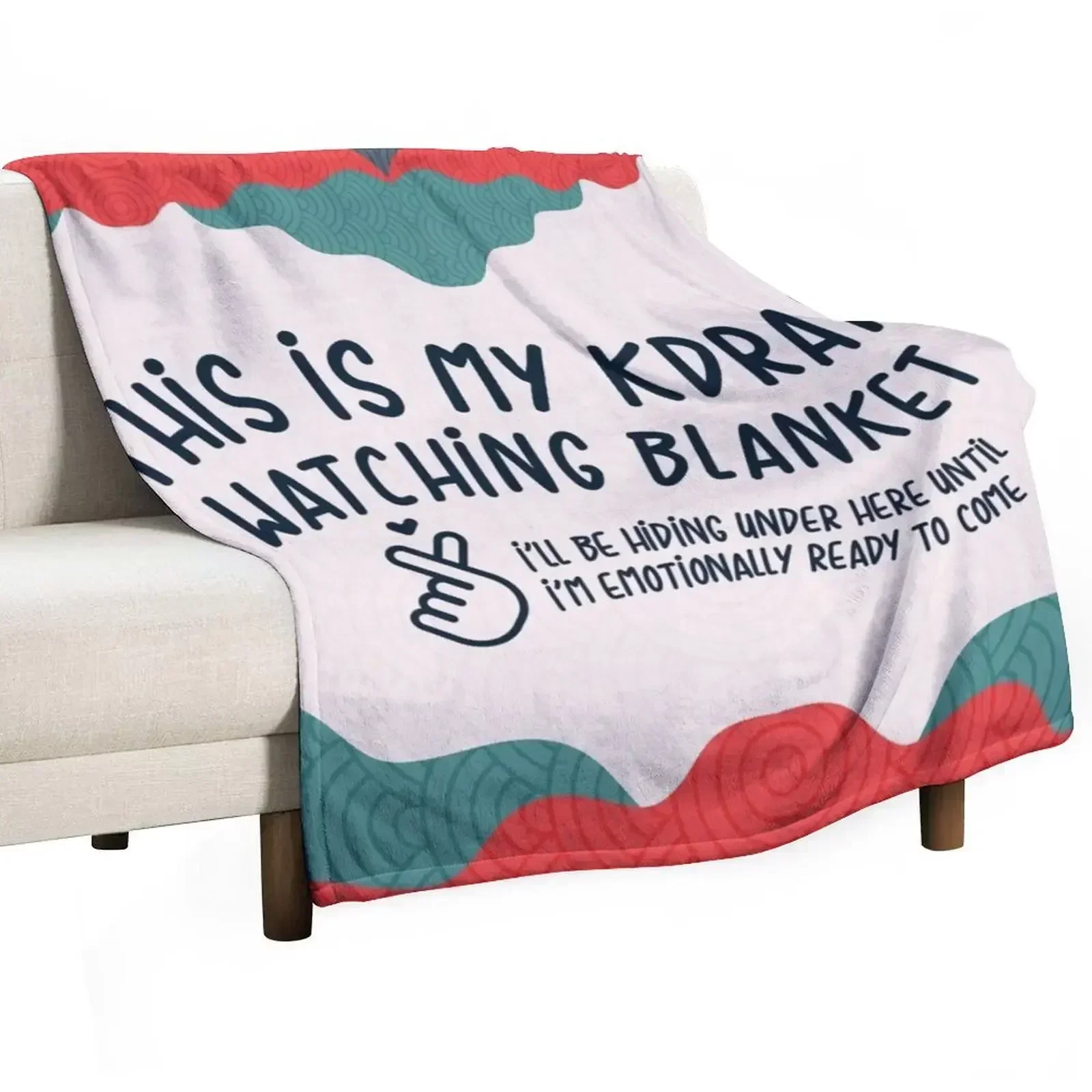 This is My Kdrama Watching Blanket Gift for Kdrama Fans Throw Blanket Retros Soft Beds For Decorative Sofa Blankets