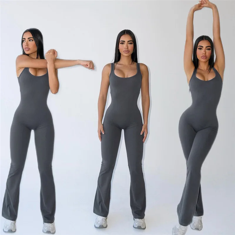 

SKMY Fashionable And Sexy jumpsuit, Backless Slimming Jumpsuit, New Women's Casual Sportswear For autumn and Winter 2023