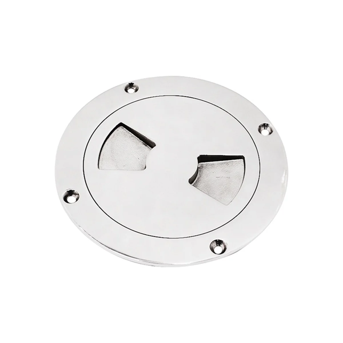 

Stainless Round Non Slip Inspection Hatch Deck Plate with Detachable Boat Accessories Cover for Marine Boat Yacht 4Inch