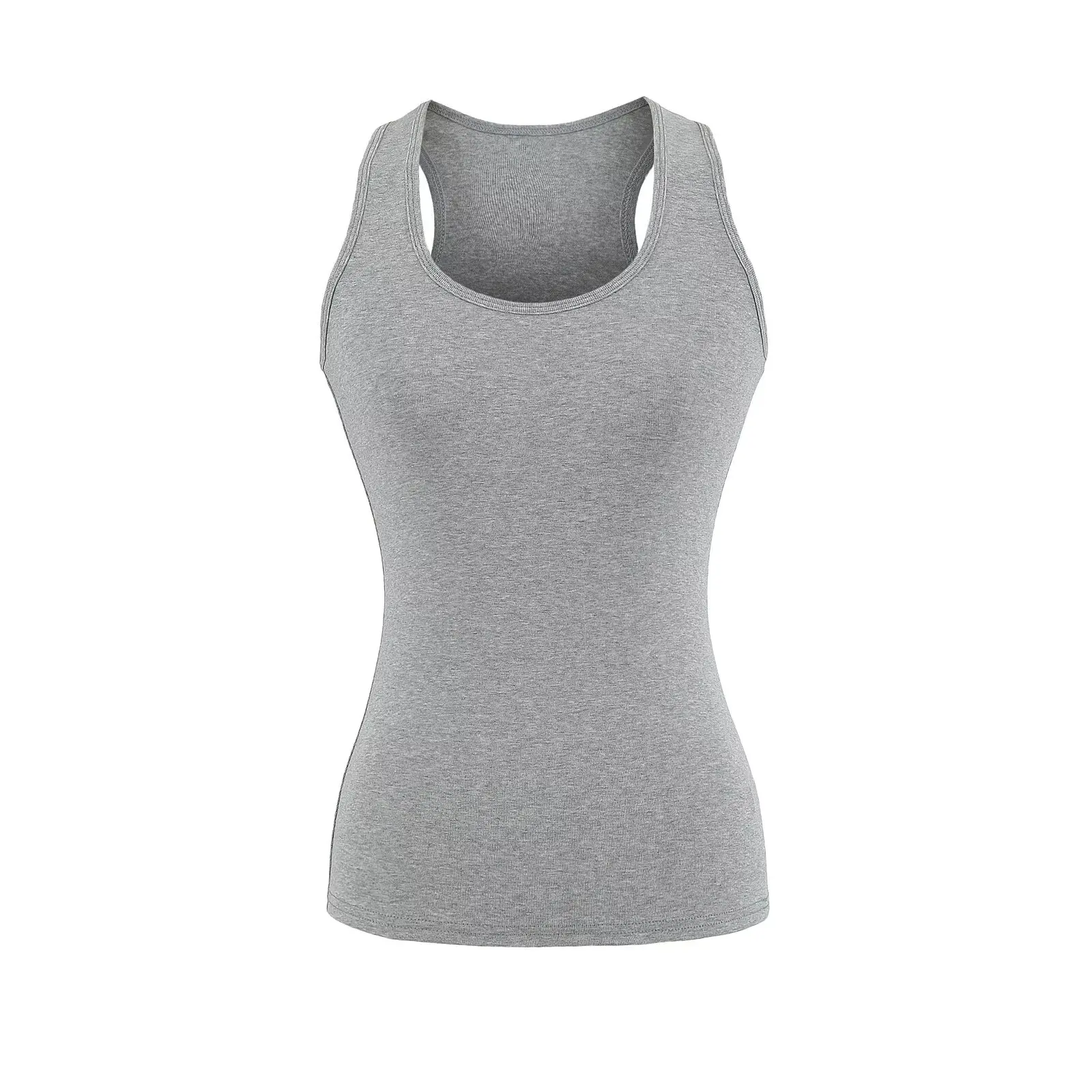 Sexy American Hot Girl U-Ne Numero di lavoro Canotta Donna Estate Abbigliamento outdoor Or Svel Strap Trendy Colore puro Versatile