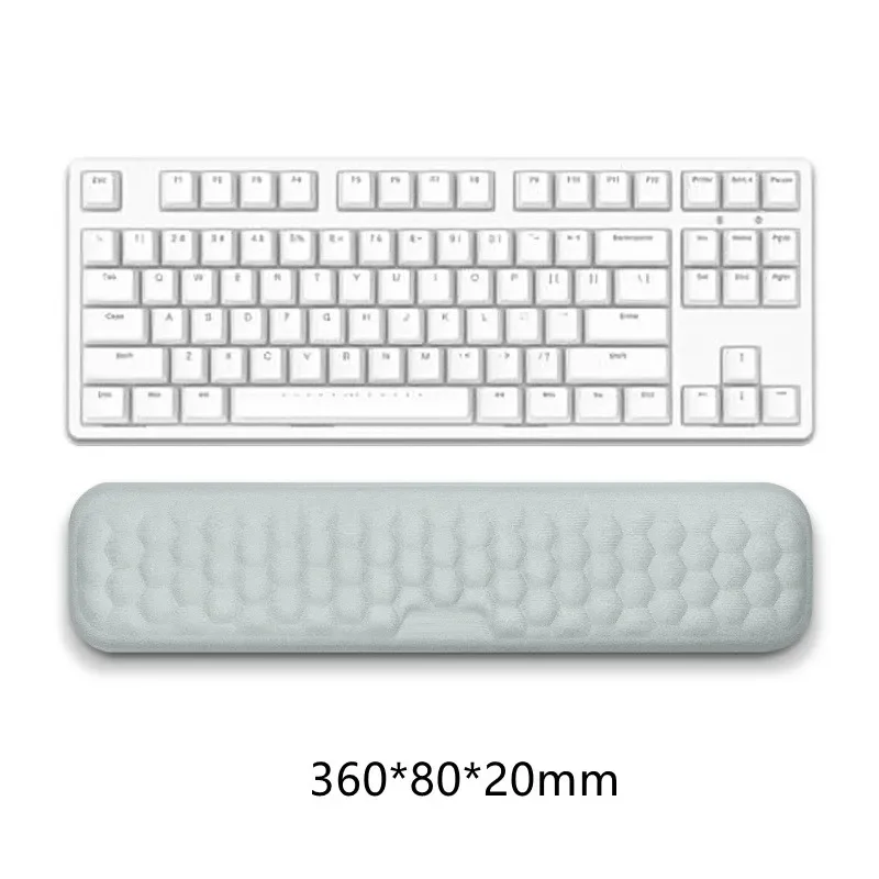 Office Keyboard Wrist Rest, Memory Foam Rebound Keyboard Pad, Computer Laptop Comfortable and Lightweight, Easy To Type