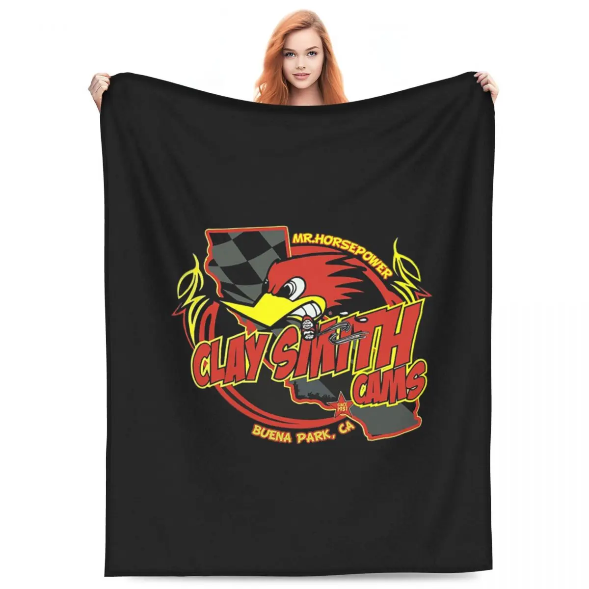 

Уличные одеяла Mr.Horsepower Clay Smith Cams, мягкое теплое фланелевое одеяло, покрывало для кровати, гостиной, пикника, путешествия, дома