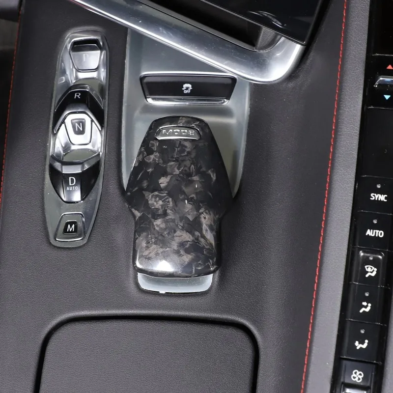 

For Chevrolet Corvette C8 Z51 Z06 2020-2025 Real Carbon Fiber Car Center Control Sport Mode Cover Trim Interior Car Accessories