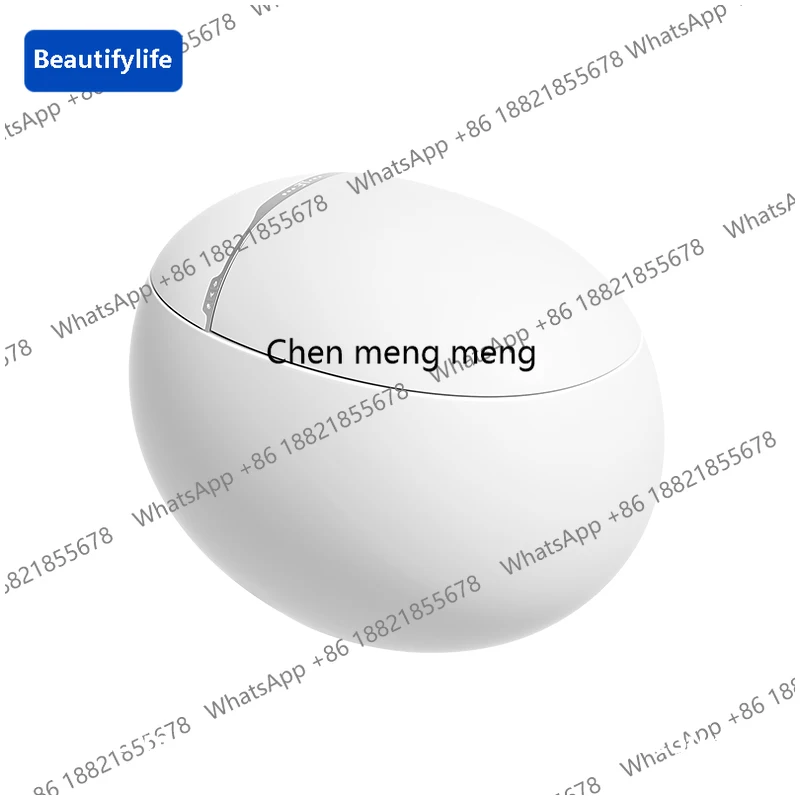 M183 Auto-Washing & Deodorizing Intelligent Smart Toilet Floor-Mounted with Round Egg Shape Voice Control Automatic Smart Wc Toi