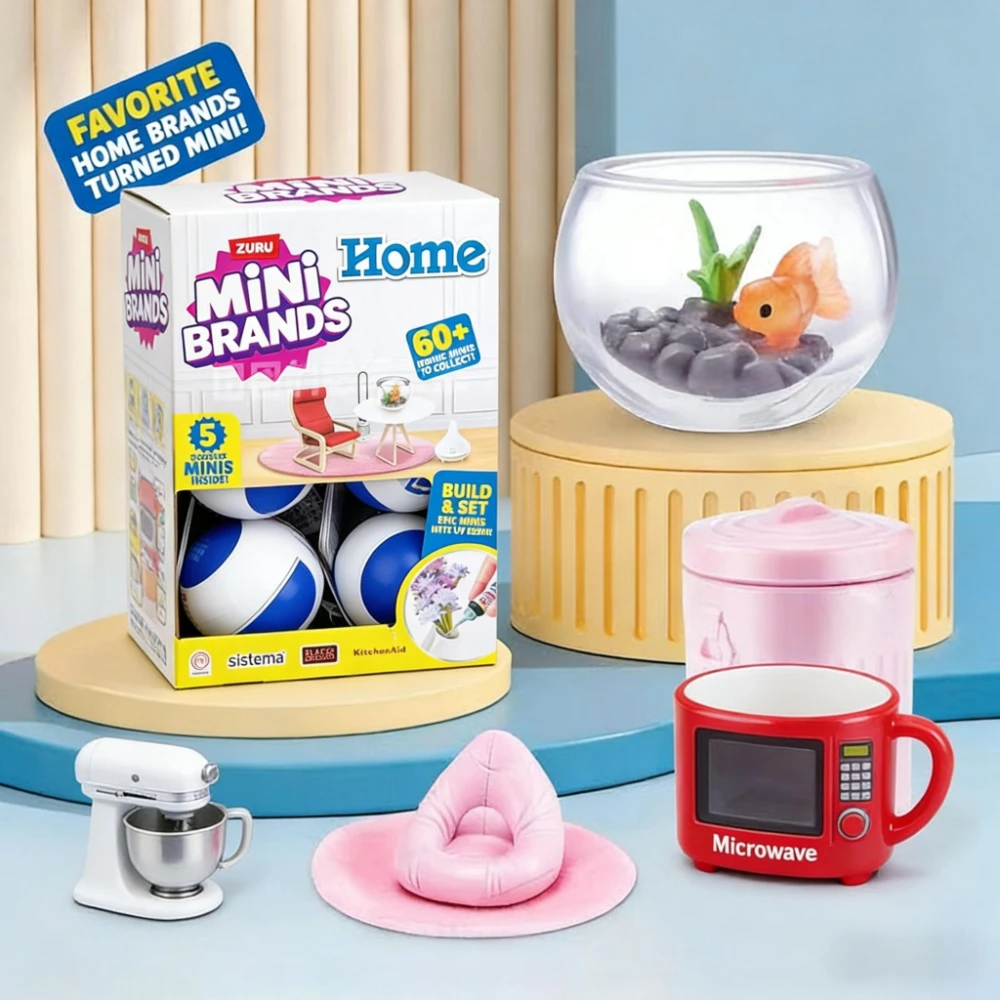 

ZURU Series 5 Surprise Blind Box Designs True to Scale Replicas of Classic Home Décor Unlocking a Joy in Miniature Collecting