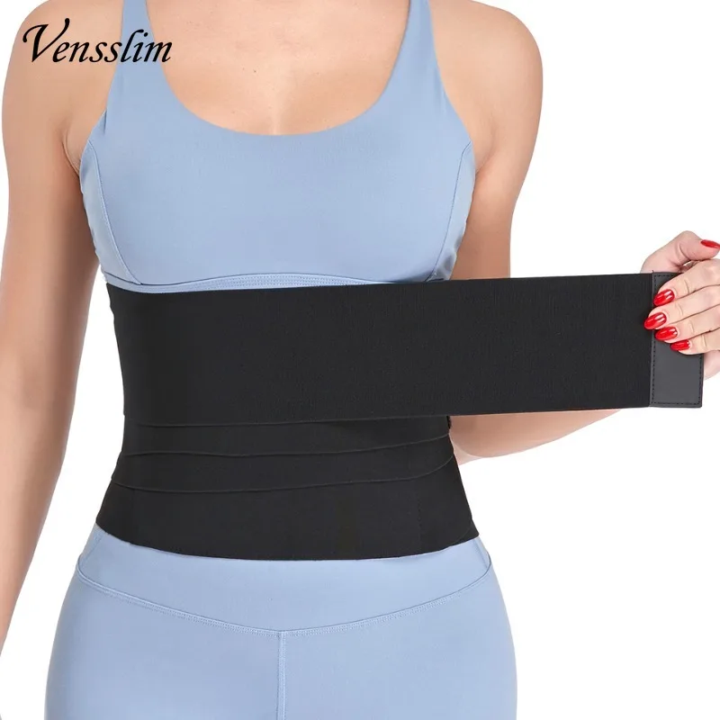 Women Slimming Body Shaper Sheath Waist Trainer Tummy Control Wrap Postpartum Recovery Shapewear Trimmer Belt Stretch Bands 3-6M