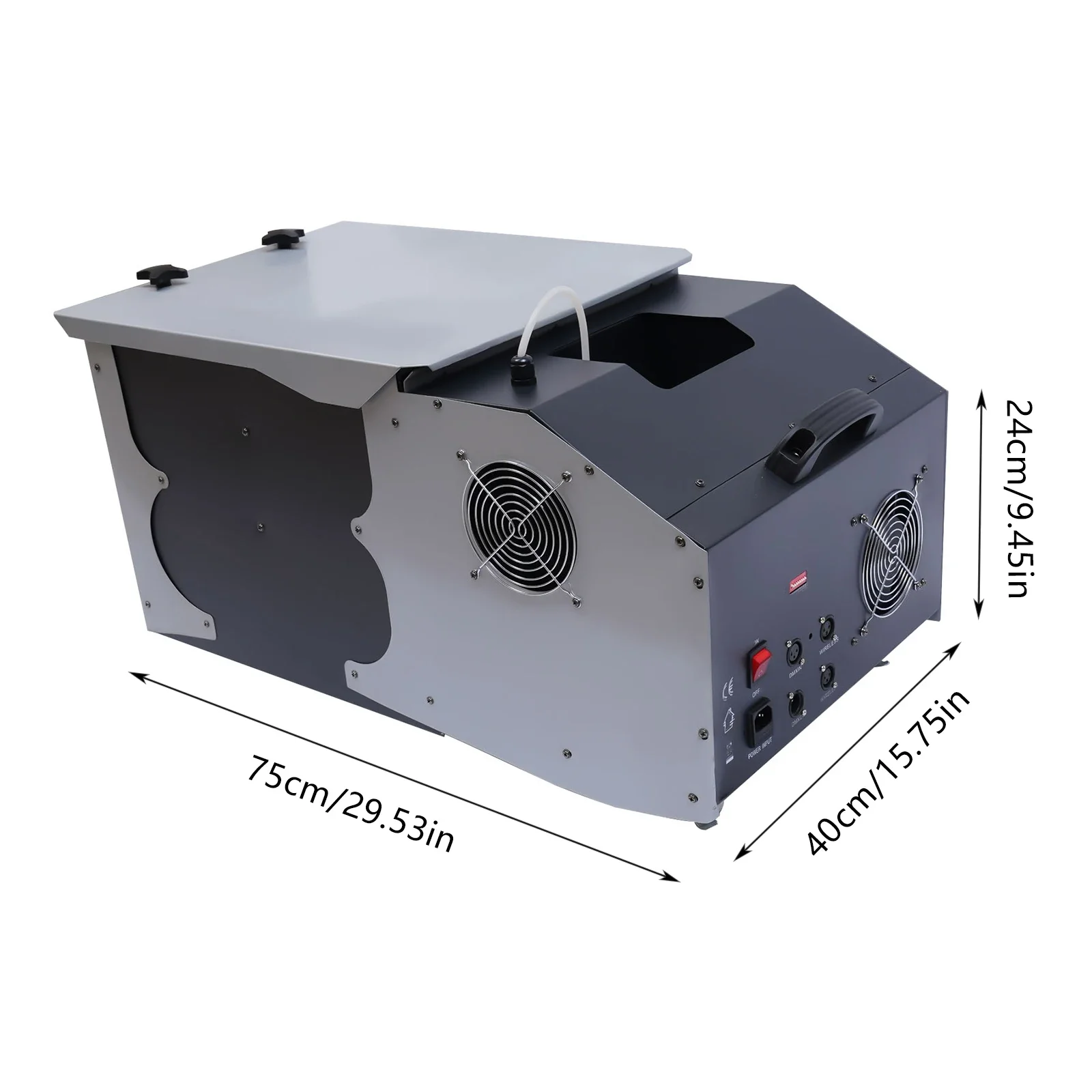 آلة الضباب الدخاني المنخفضة الكذب، 3000 واط منخفضة الكذب الدخان الضباب البخاخ الطابق الكذب مرحلة عرض تأثير، آلة رش الدخان المهنية