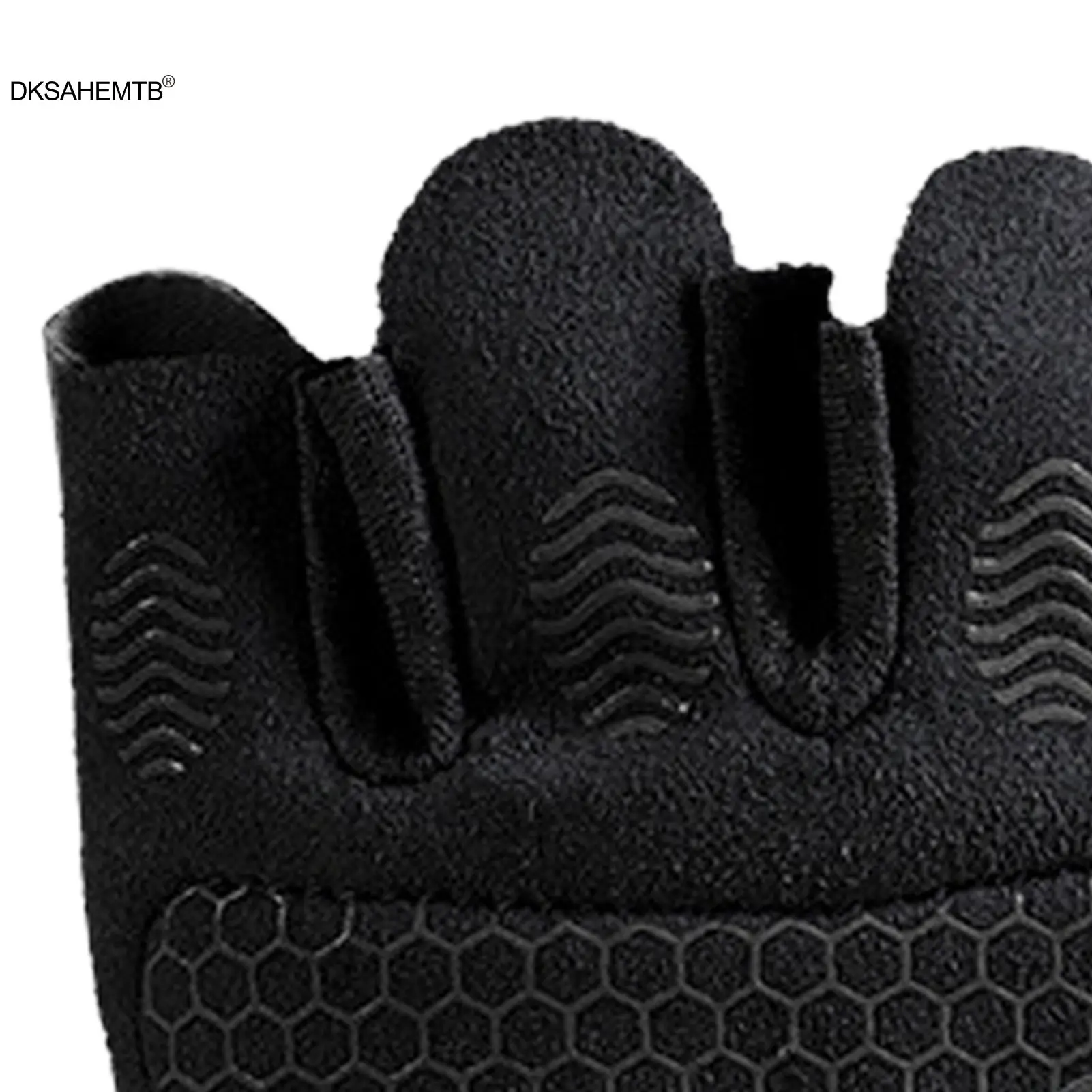 Guantes de pesca medio dedo transpirables y antideslizantes - imagen 4