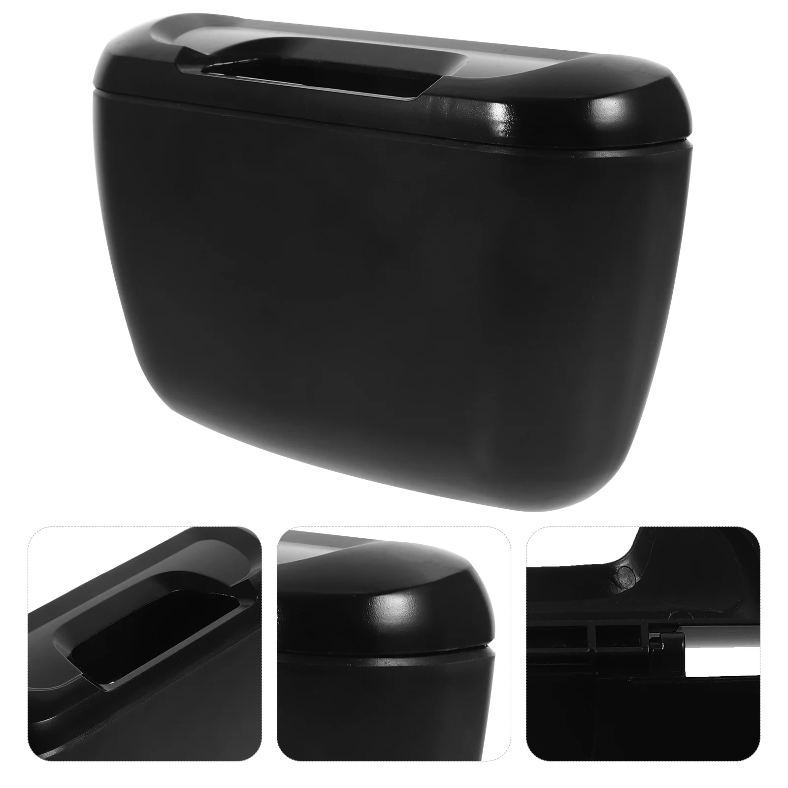 

Portable Car Trash Can Leak Proof Premium Quality Auto Trash Storage for Vehicle Cleanliness and Versatility Black