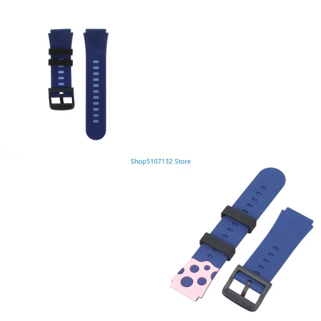 87HD Replacement Silicone Watch Strap Sweat-proof Bracelet Watchband 16mm/20mm Width