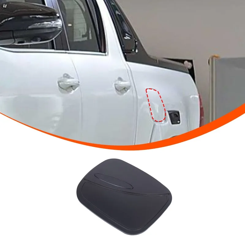 

ABS (Black - No Text) Fuel Cap Decal for Toyota Hilux 2015 2016 2017 2018 2019 2020 2021 2022 2023 2024 Car Accessories