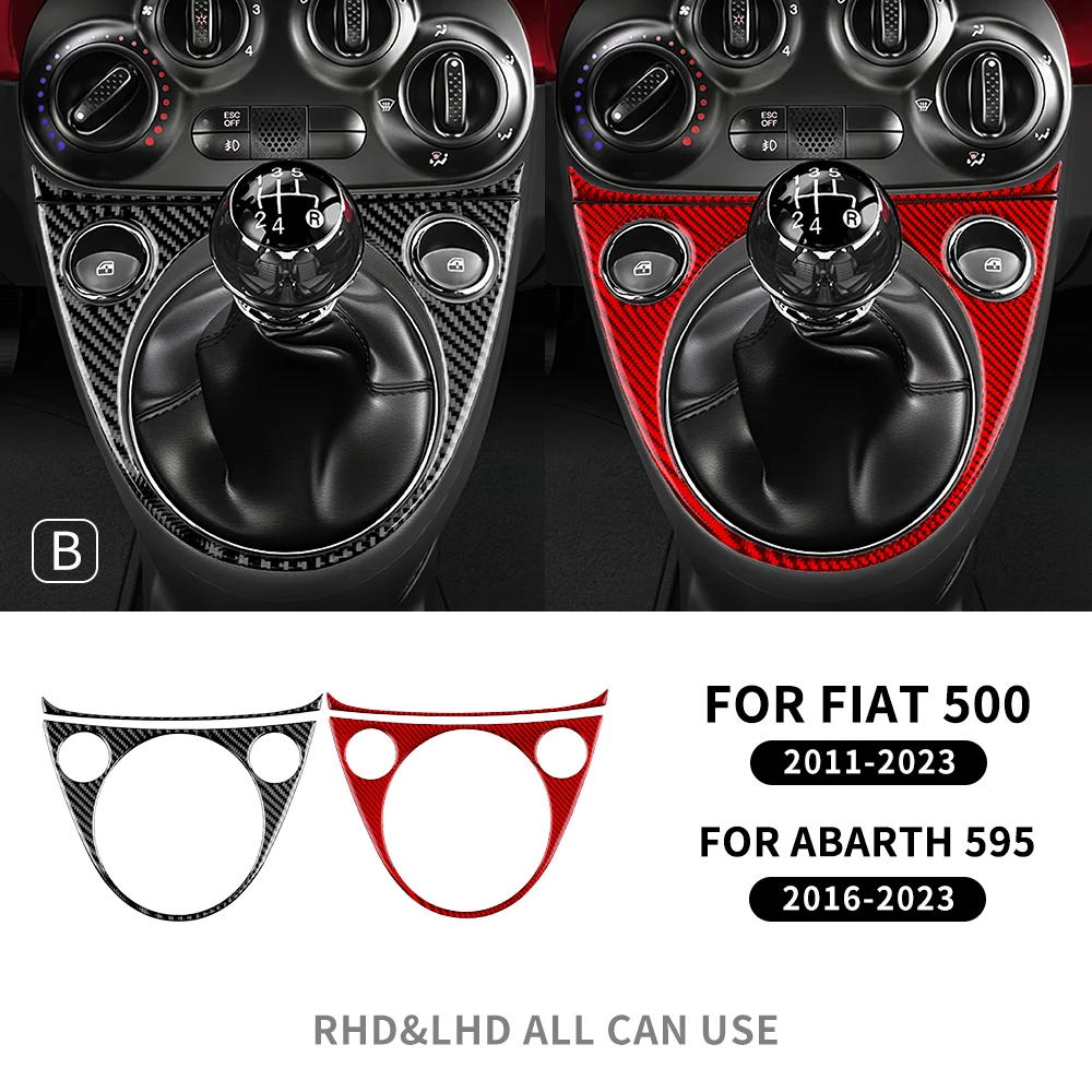 Мягкое углеродное волокно для Fiat 500 2011-2012 для Abarth 2023 595 2016 2017 2018 2019 2020 2021 2022 2023 Abarth 695 2017-2023 руководство