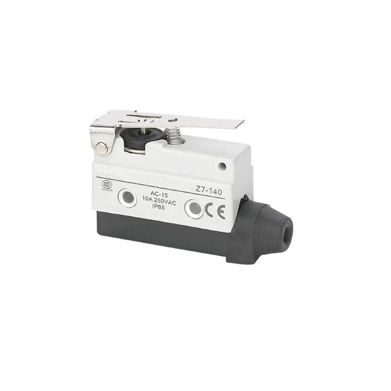 ZJSHUYI Z7-121 interrupteur de fin de course à bouton-poussoir Long 10A 250VAC IP65 CE/CCC pour une détection précise de Position