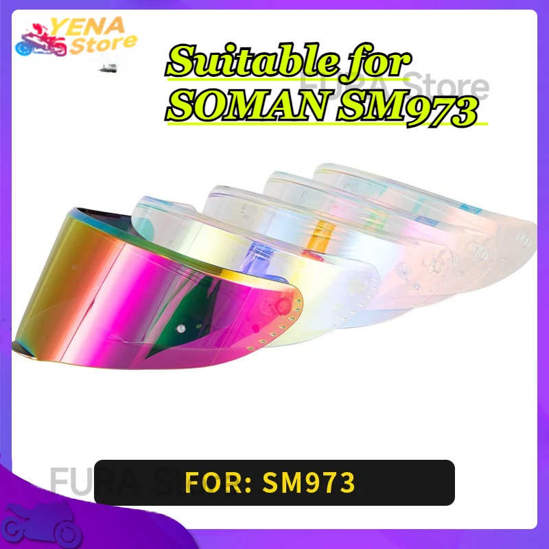

Sunshade lens replacement for ultraviolet and scratch-resistant windshield motorcycle accessories suitable for SOMAN SM973