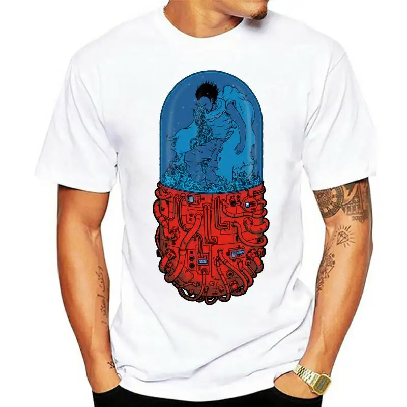 Capsule 41 T Shirt film pop culture anime akira pills tetsuo vnecks v-necks