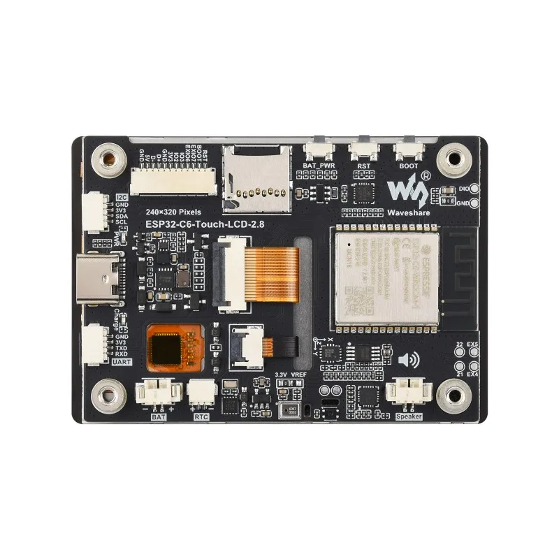 waveshare-esp32-c6-28inch-ips-capacitive-touch-display-development-board-integrated-wi-fi-6-bluetooth-5-and-ieee-802154