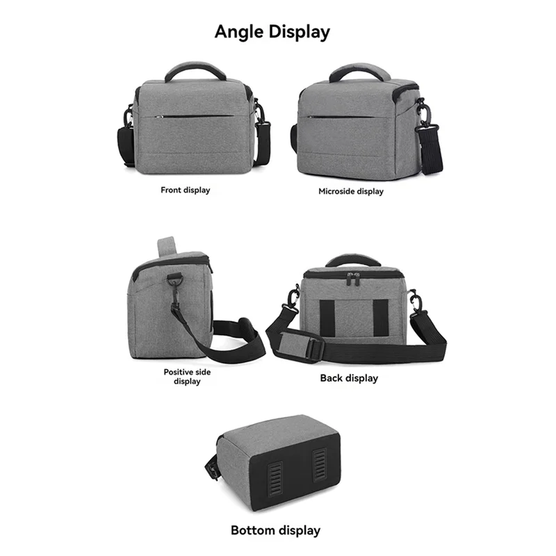 

A32T-2X For HY300 HY320 Projector Bag Shockproof Camera Case Travel Carrying-Bag Storage For Projectors Gray
