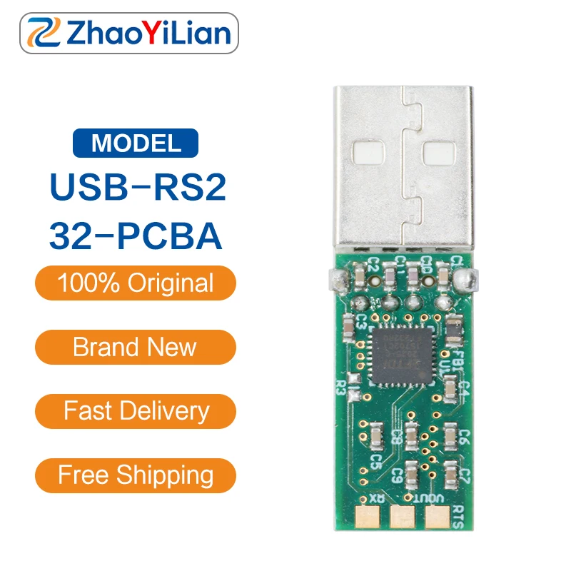 For USB-RS232-PCBA USB To RS232 Serial Converter PCBA Board Industrial Serial Communication Debug Module