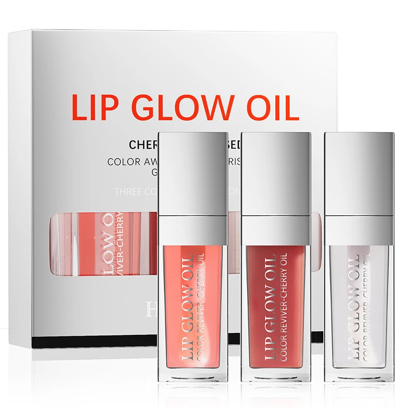 3 Stuks Plumping Lip Olie Hydraterende Lip Glow Olie Sappige Lipgloss Langdurige Voedende Lip Glow Olie Niet Plakkerig