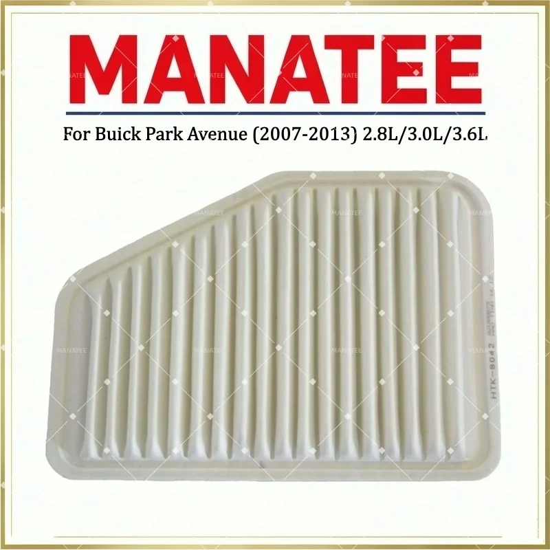 C​ar Engine Air Cleaner Filter For Buick Park Avenue 2007 2008 2009 2010 2011 2012 2013 2.8L 3.0L 3.6L 92066873 Auto Air Filter