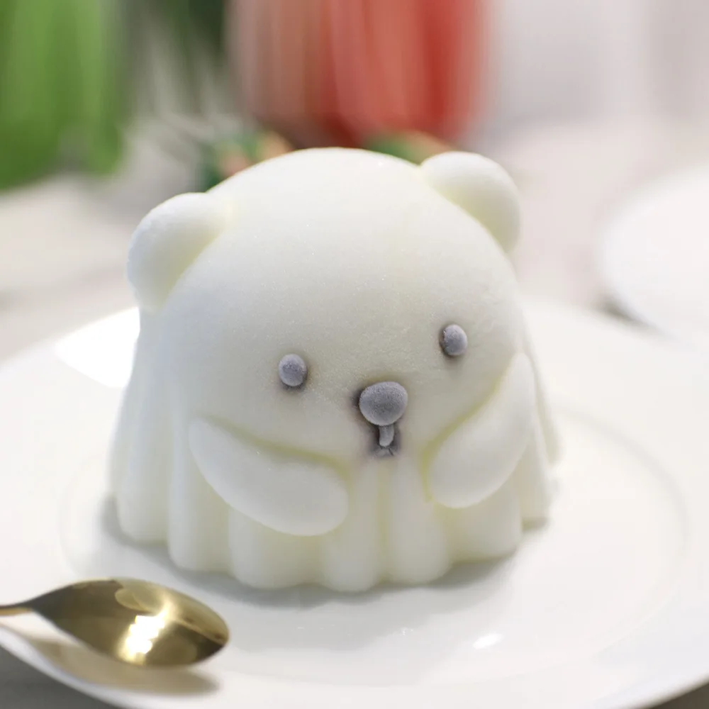 Animal Gelatin Mold for Dessert Milk Jelly Silicone Mold Cake Decorations Moulds  Mooncake Mold