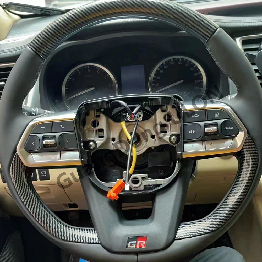 Volant chauffant en Fiber de carbone, prix d'usine, adapté à Land Cruiser 2022