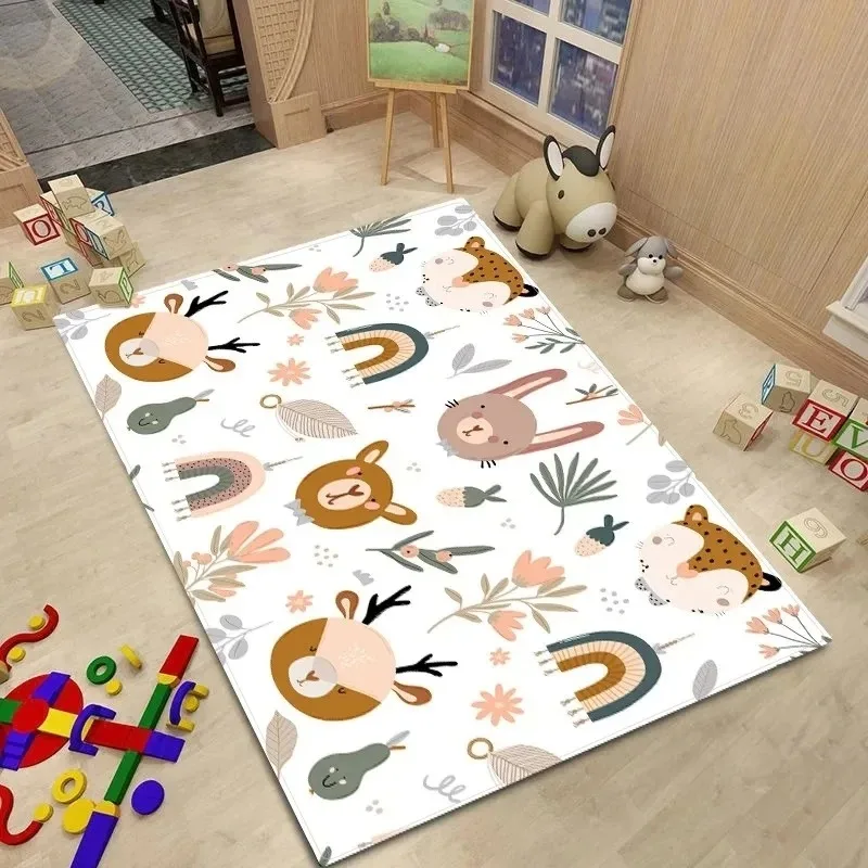 Cartoon Animal Pattern Floor Mat Door Front Decoration Home Living Room Floor Mat