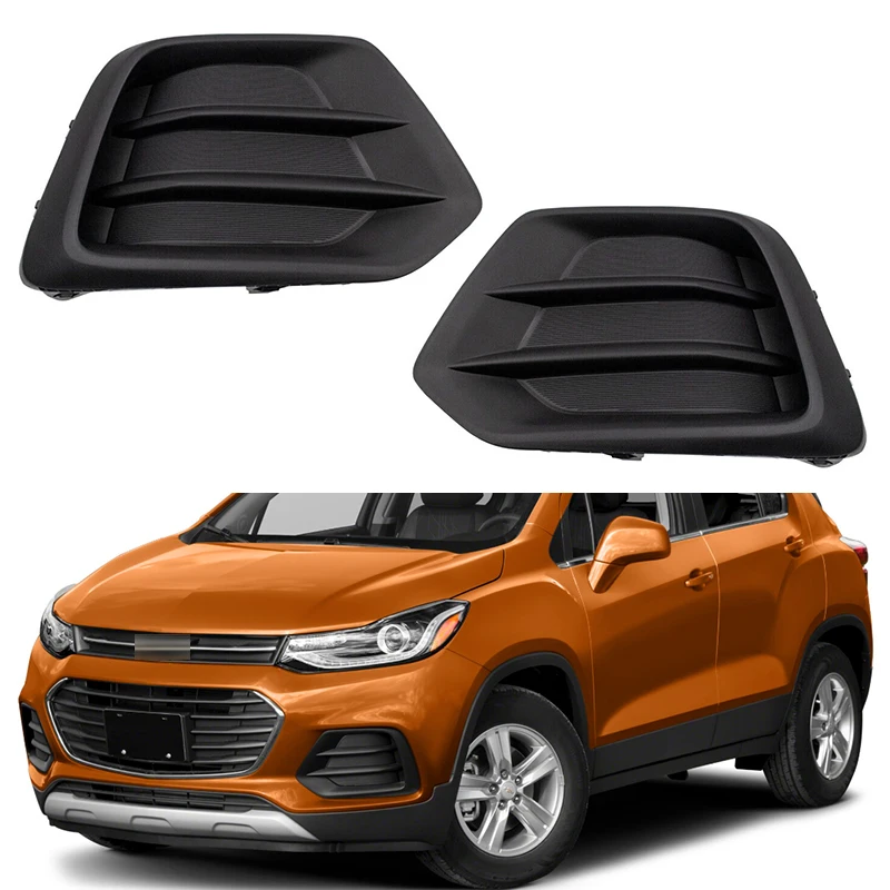 For Chevy Chevrolet Trax Tracker 2017 2018-2021 Front Bumper Fog Light Lamp Trim Cover Frame Bezel Lampshape 42537708 GM1039226