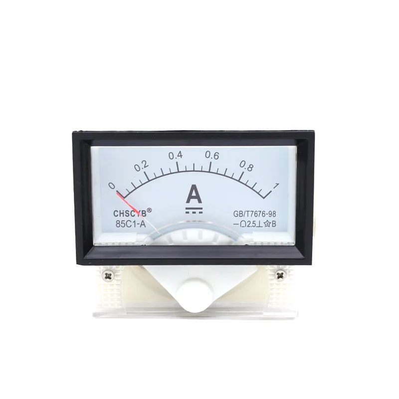 85C17 DC 1A 2A 3A 5A 10A 15A 20A 30A 50A 75A 100A Analoges Strom-Panel-Messgerät Amperemeter für Stromkreisprüfung Ampere-Tester-Messgerät – Detail 6