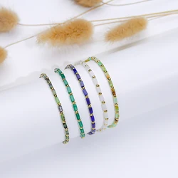 2*4 MM Natural Stone Bracelet With Heart Design Jewelry for WomenLapis Lazuli Bts Handmade Cheap Items With Free Shipping Gift