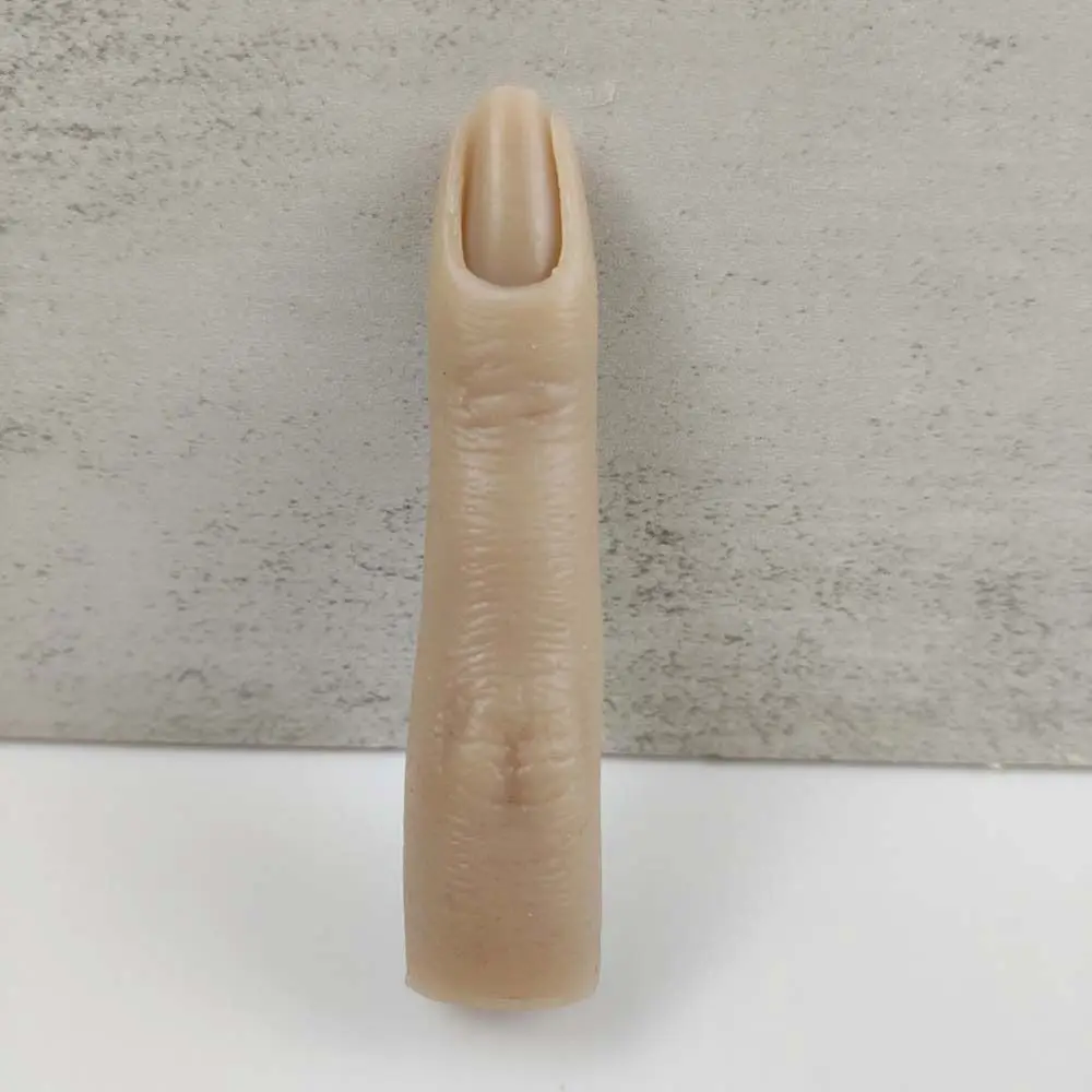 Art Training Practice Accessories Fake Finger Display Tool Practice False Finger Model Fake Finger Model Nail Showing Stand