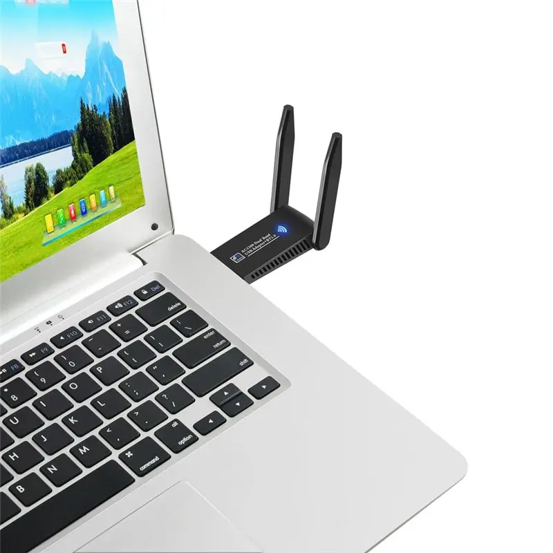 N34R-1300Mbps USB 3.0 Wifi Bluetooth 5.0 Adapter 2 In 1 USB Dongle Dual Band 2.4Ghz 5Ghz Wifi 5 Network Wireless Wlan Receiver view 4