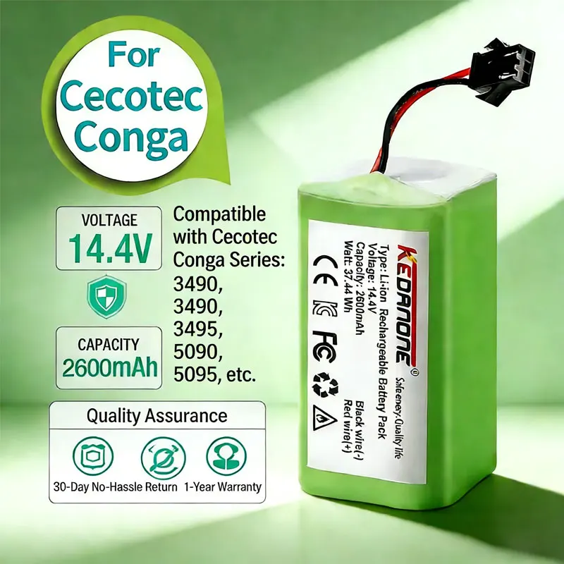 

14.4V 3500mAh 100% Original Li-ion Battery For Ursus Trotter BP14426E 4INR19/66 Robot Vacuum Cleaner