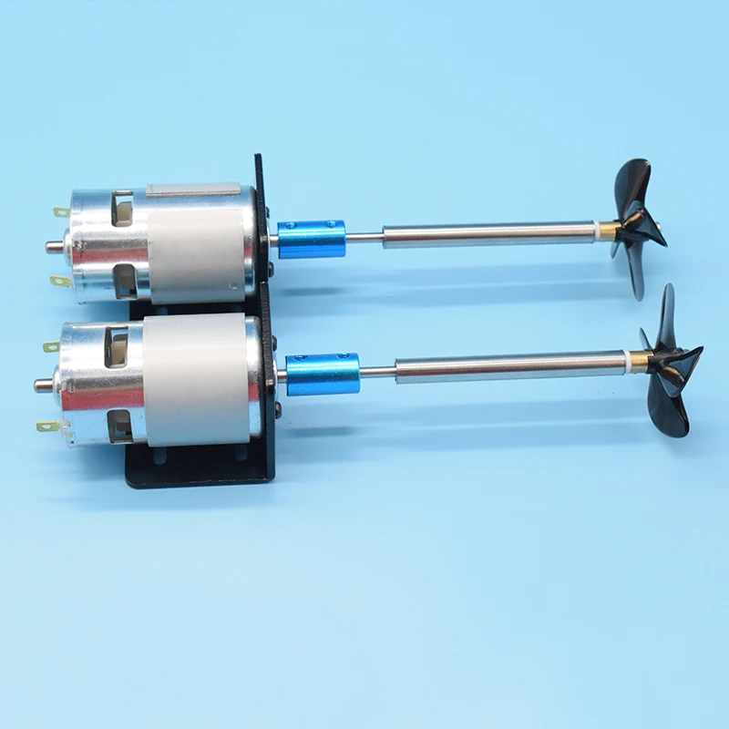 RC Boat 775 Motor Waterproof Boat Shaft Kit Stainless Steel Waterproof Shafting Kit Nesting Boat Accessories Four blade Propelle