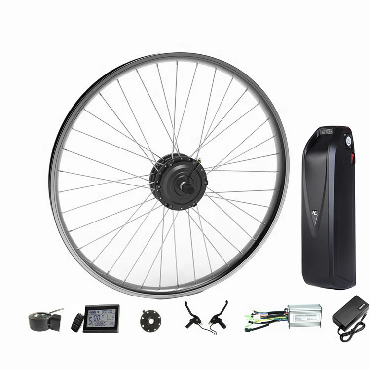 

Cheap 250w Hub Motor Kit Spare Parts Complete E-bike 36v Hub Motor E Bike Conversion Kit with Battery Electric Bicycle