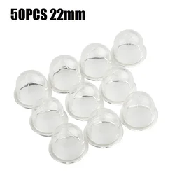 50pcs Carburetor Spare Parts 22mm Carb Primer Bulb Cap Small Fuel Pump For Chainsaws Blower Trimmer Brushcutter Replace