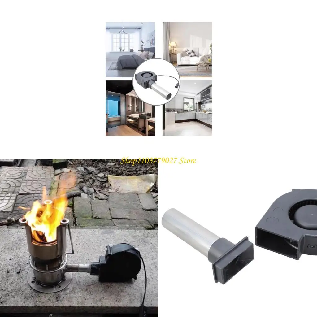 

C4DF воздушный воздуходувок портативный барбекю вентилятор воздуходувок с воздушным воздушным вентилятором легкий портативный